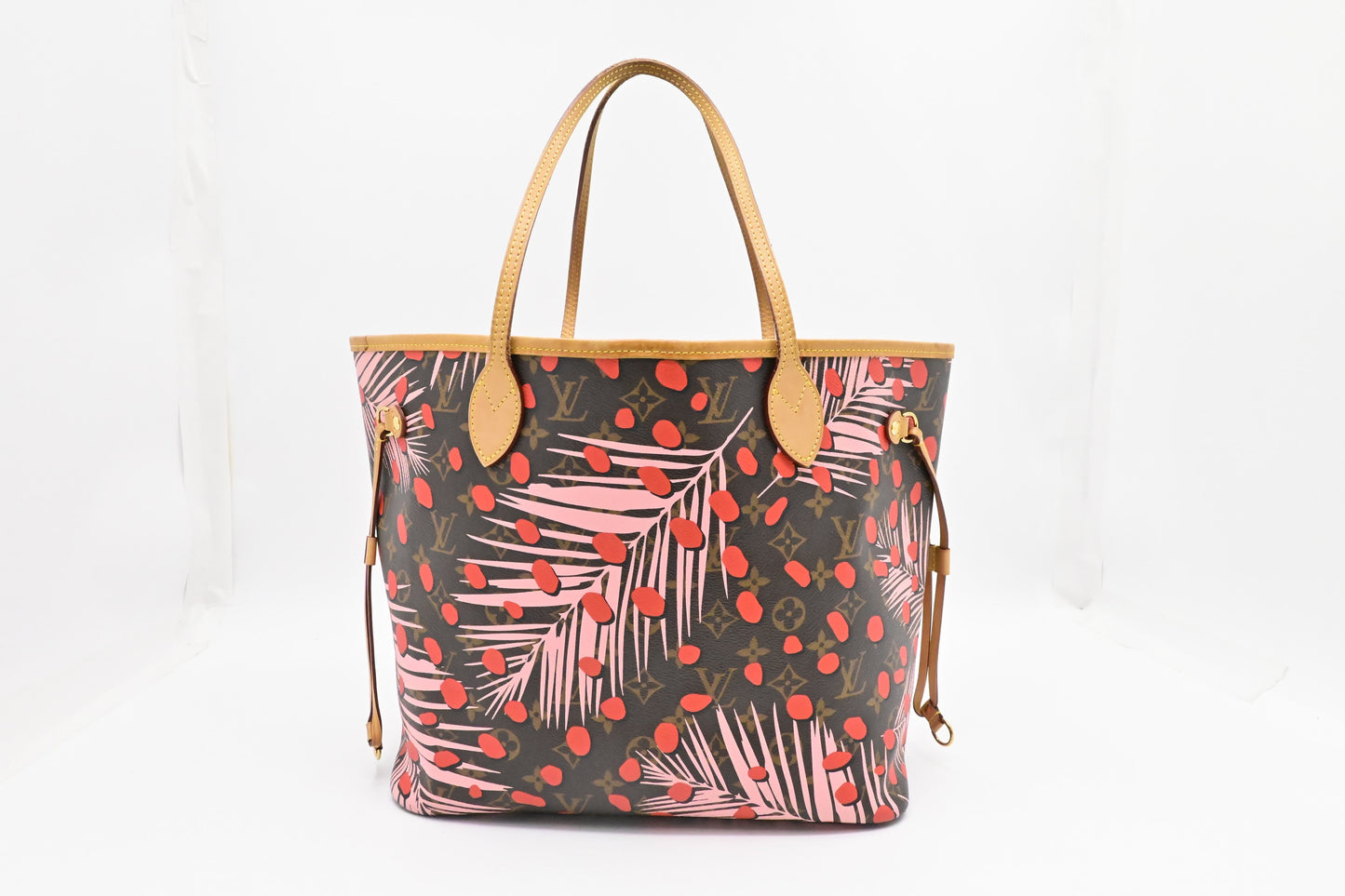 Louis Vuitton Neverfull MM Jungle Dots Monogram Canvas Tote Bag