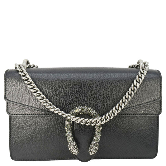 Gucci Dionysus Shoulder Bag Leather Black