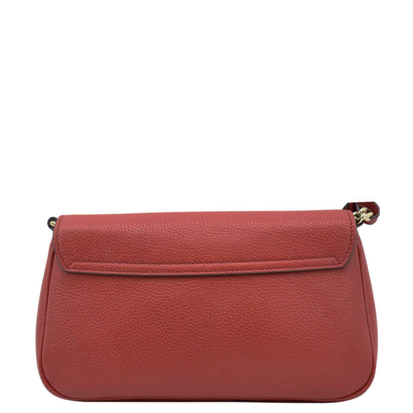 Gucci Soho Flap Crossbody Bag Leather Red