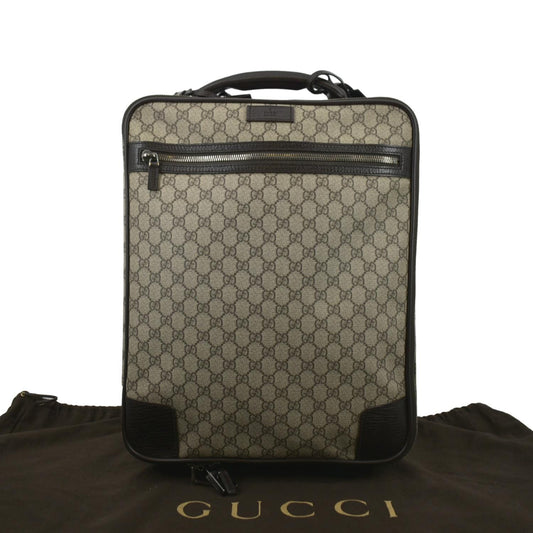 Gucci Supreme Suitcase Travel Bag Beige