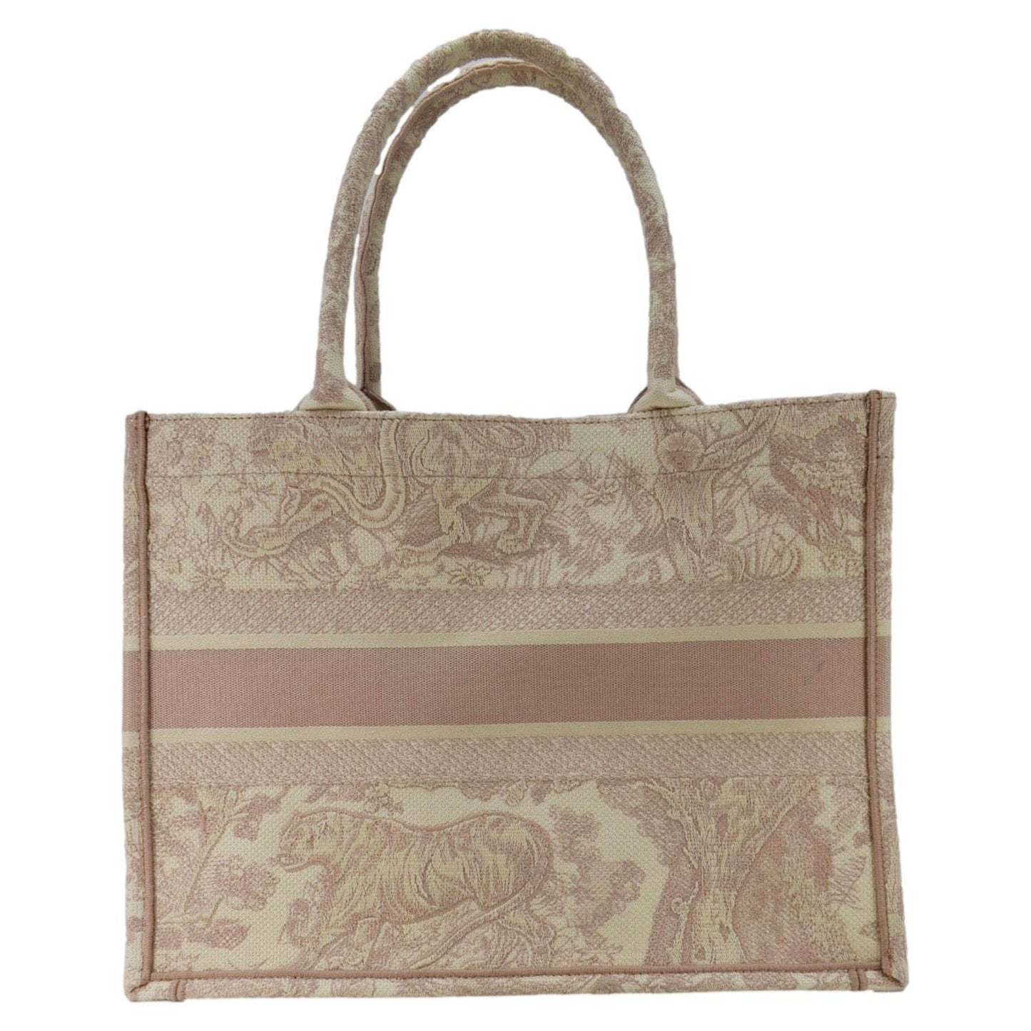 Dior Book Embroidered Tote Bag Canvas