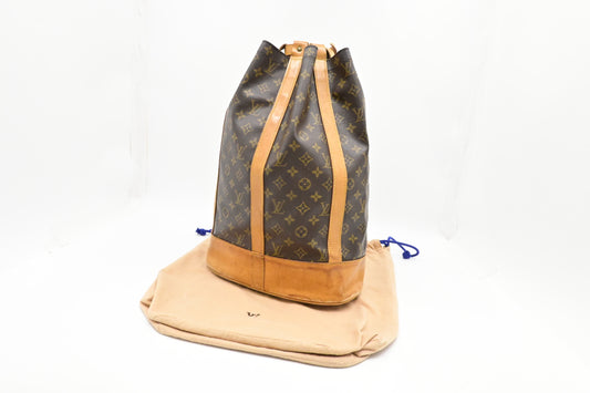 Louis Vuitton Randonnee Monogram GM Canvas Handbag Canvas 1