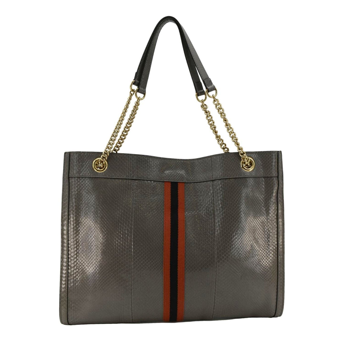 Gucci Rajah Snakeskin Tote Bag Leather Large