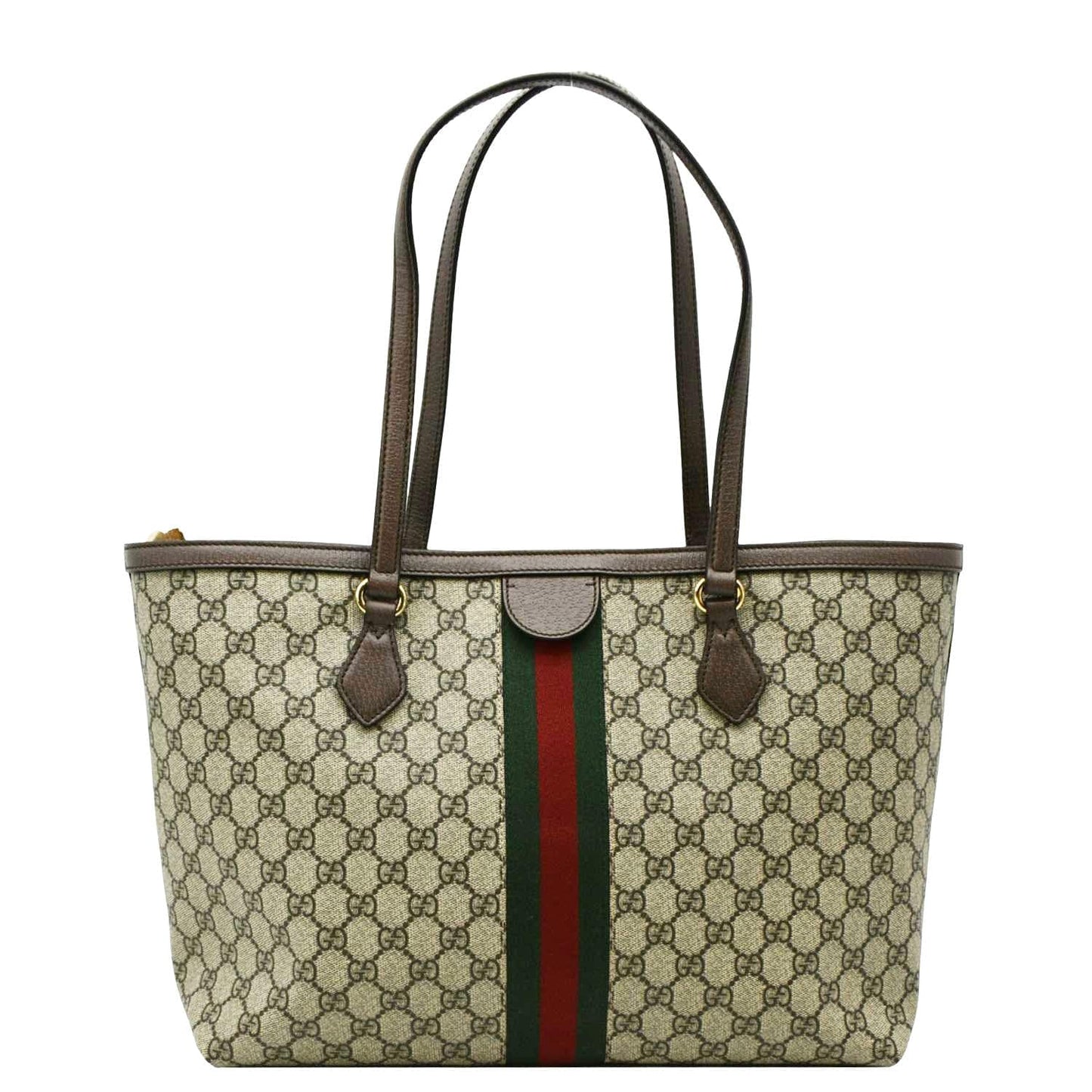 Gucci Ophidia Supreme Tote Bag Canvas Beige Medium Tote