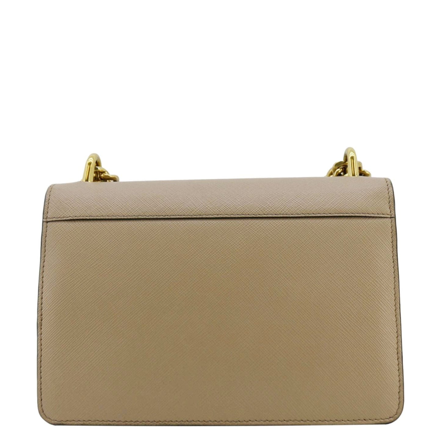 Soft Saffiano Crossbody Bag Leather Beige