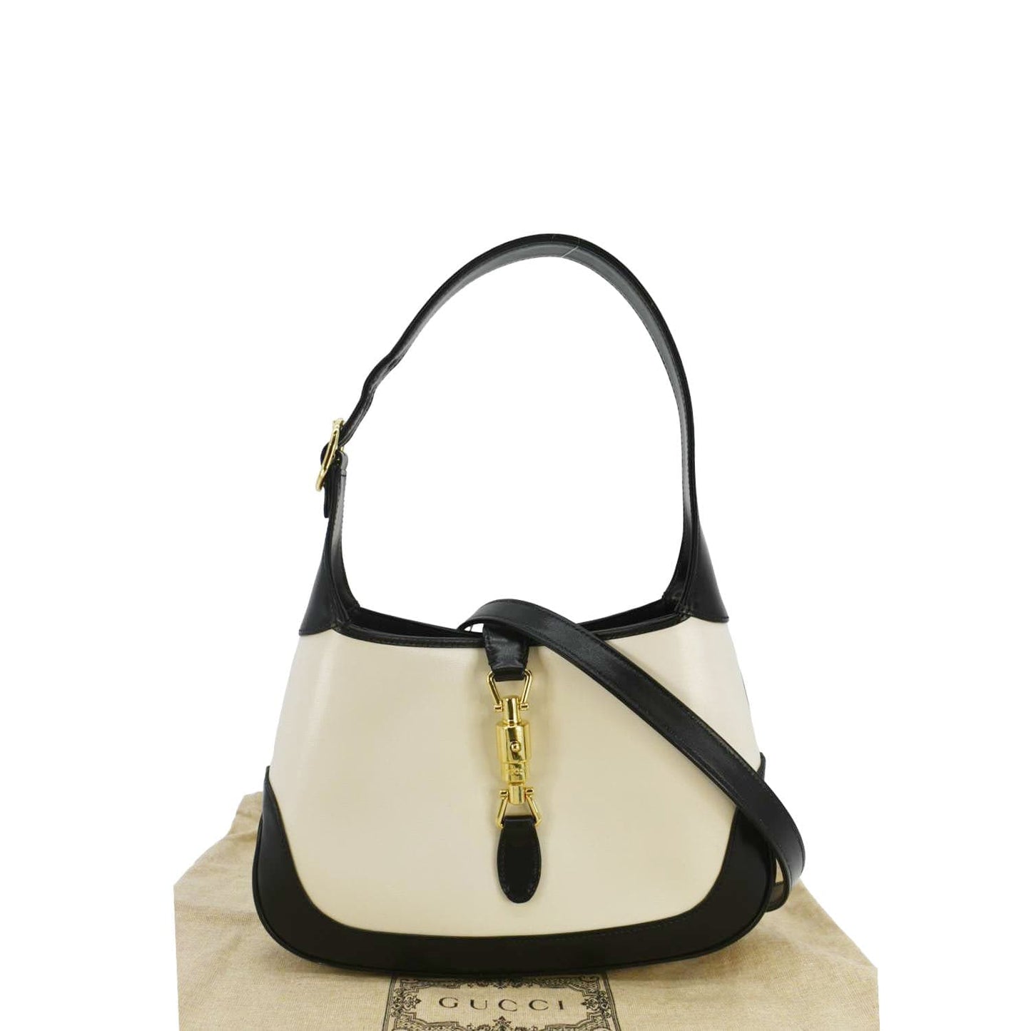 Gucci Jackie Shoulder Bag Leather White