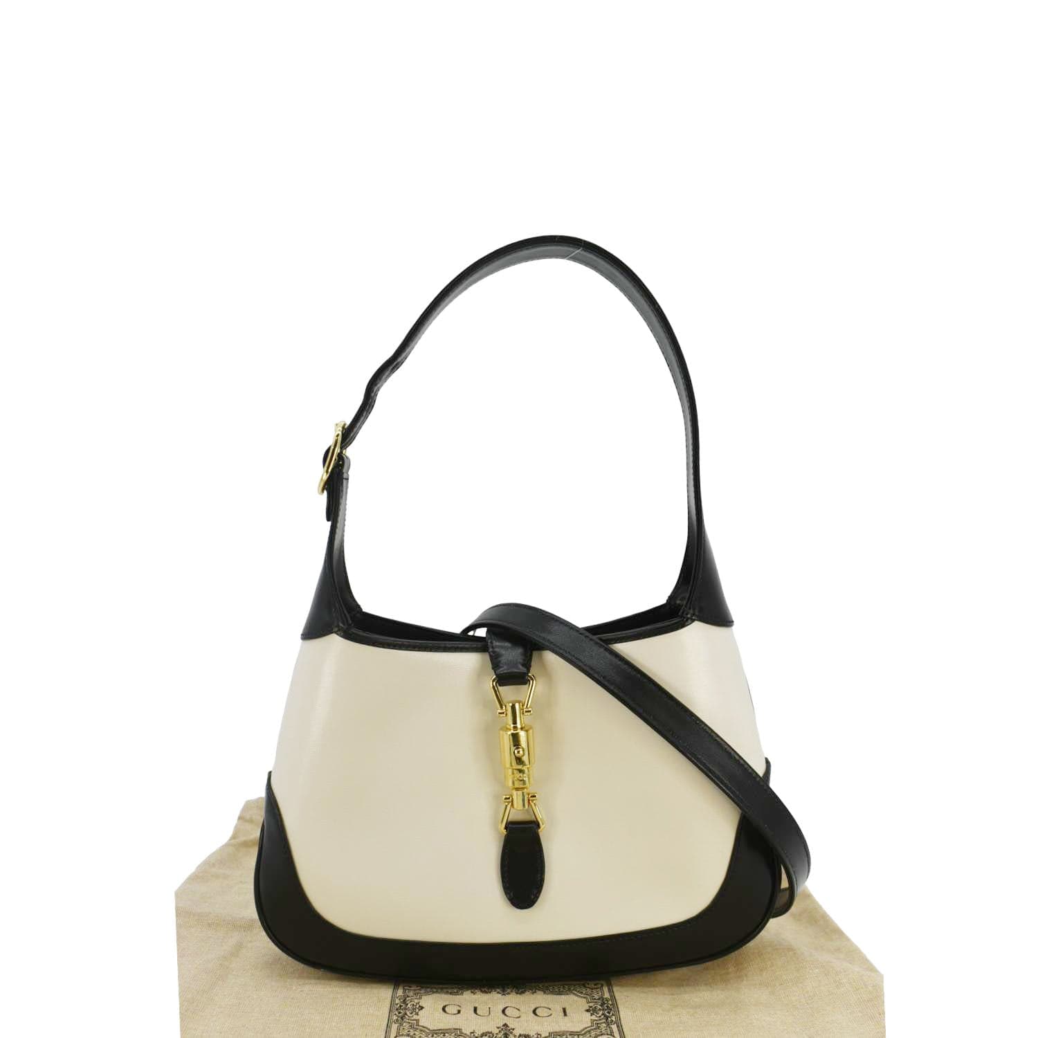 Gucci Jackie Shoulder Bag Leather White