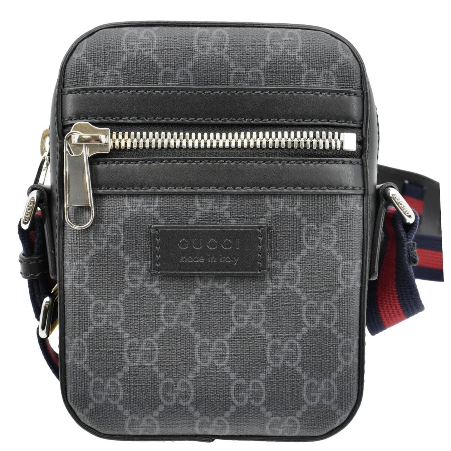 Gucci Supreme Web Messenger Bag Canvas Monogram Crossbody Bag