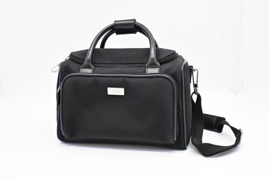 Gucci Cosmetic Canvas Black Shoulder Bag