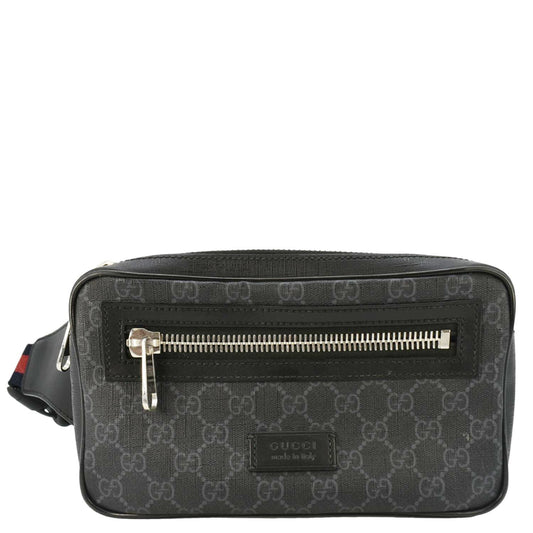 Gucci Supreme Belt Bumbag Bag Canvas Black Accessory