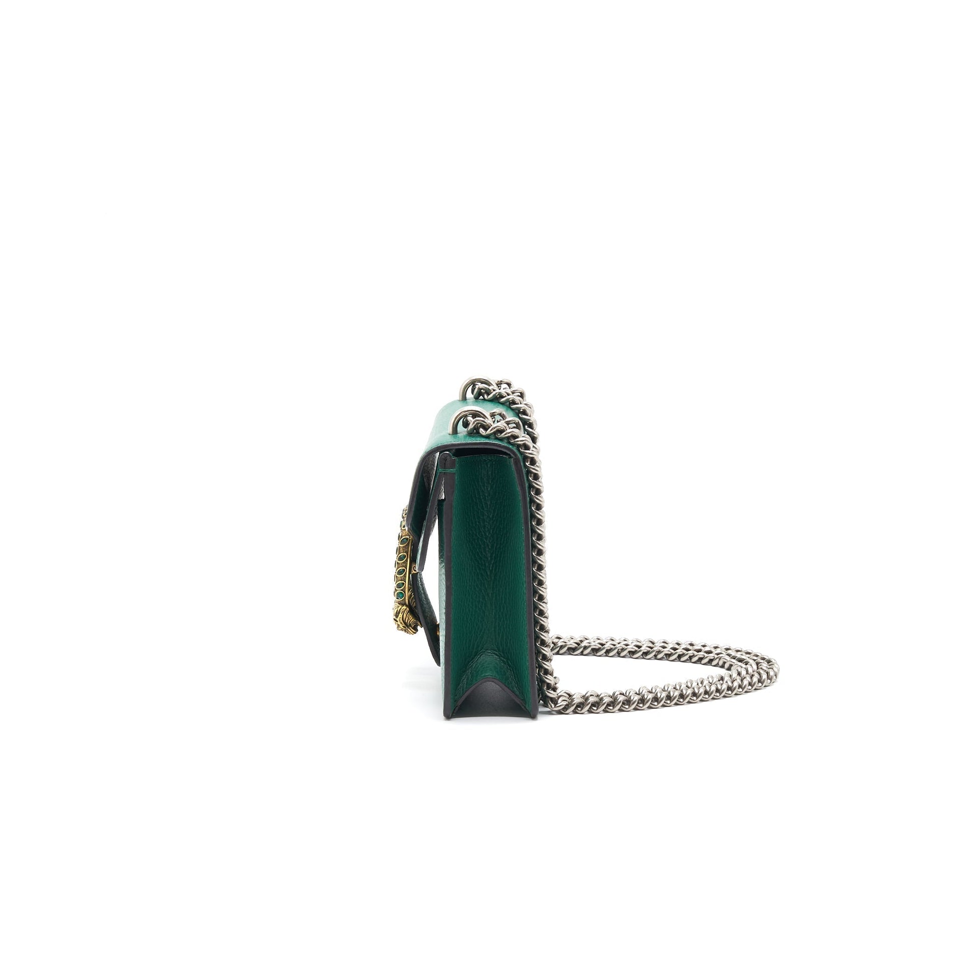 Gucci Dionysus Bag Leather Green Travel Bag