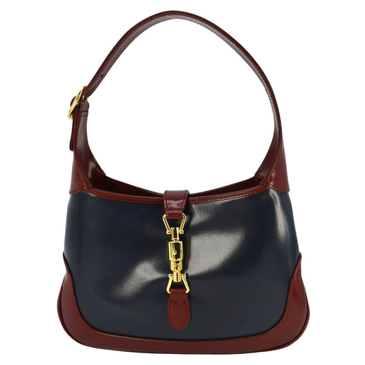 Gucci Jackie Shoulder Bag Leather Blue Bag 636706