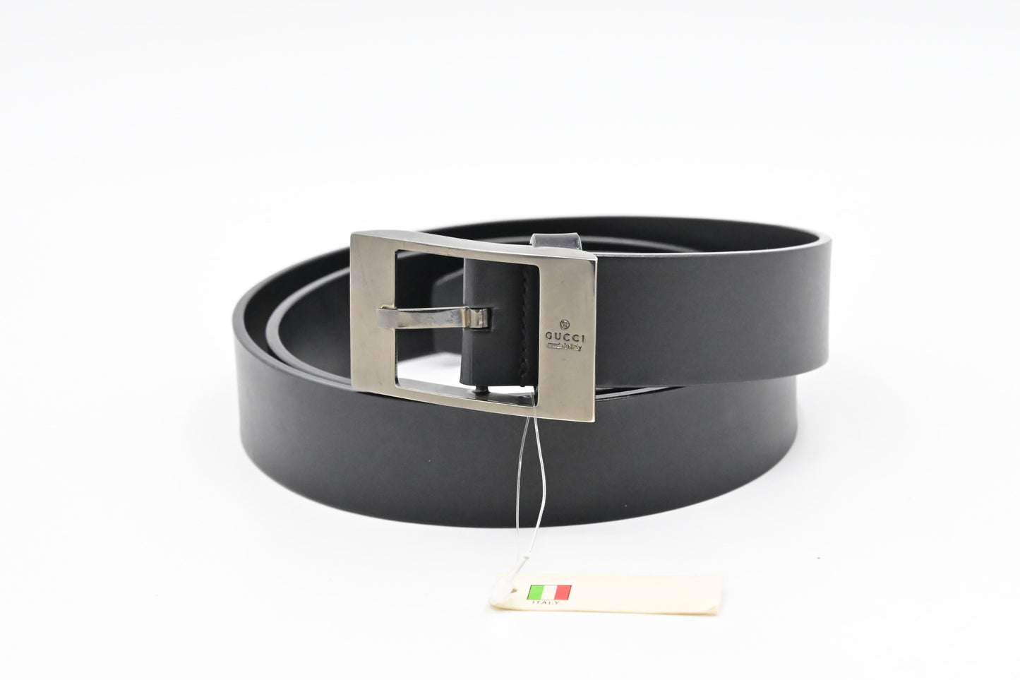Gucci Black Leather 1 Belt