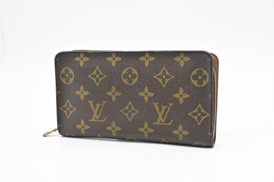 Louis Vuitton Zippy Monogram Canvas Wallet Case Canvas 3
