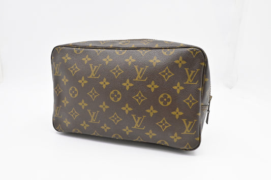 Louis Vuitton Trousse 28 Monogram Canvas Handbag Canvas 7