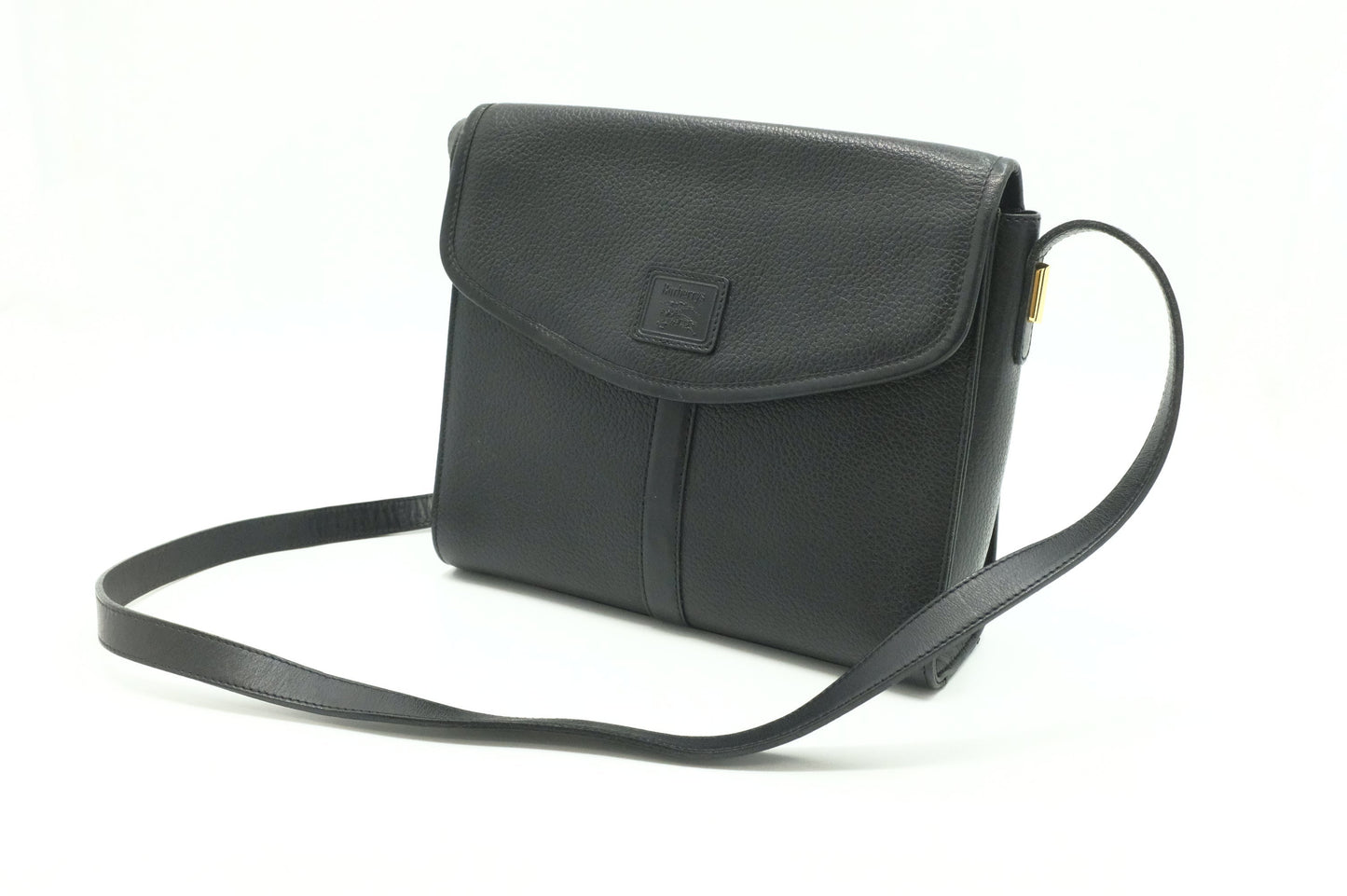 Burberry Shoulder Bag In Leather Black Black Leather 1