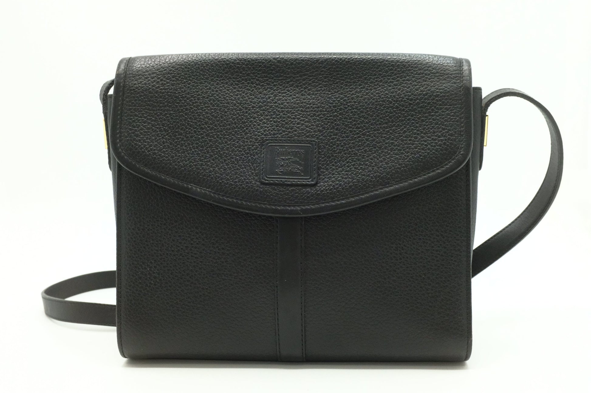 Burberry Shoulder Bag In Leather Black Black Leather 1