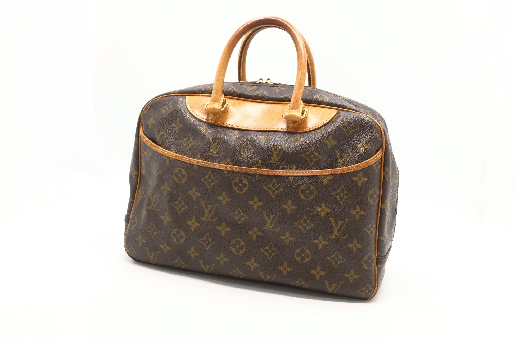Louis Vuitton LV Deauville In Handbag Canvas Monogram Travel Bag