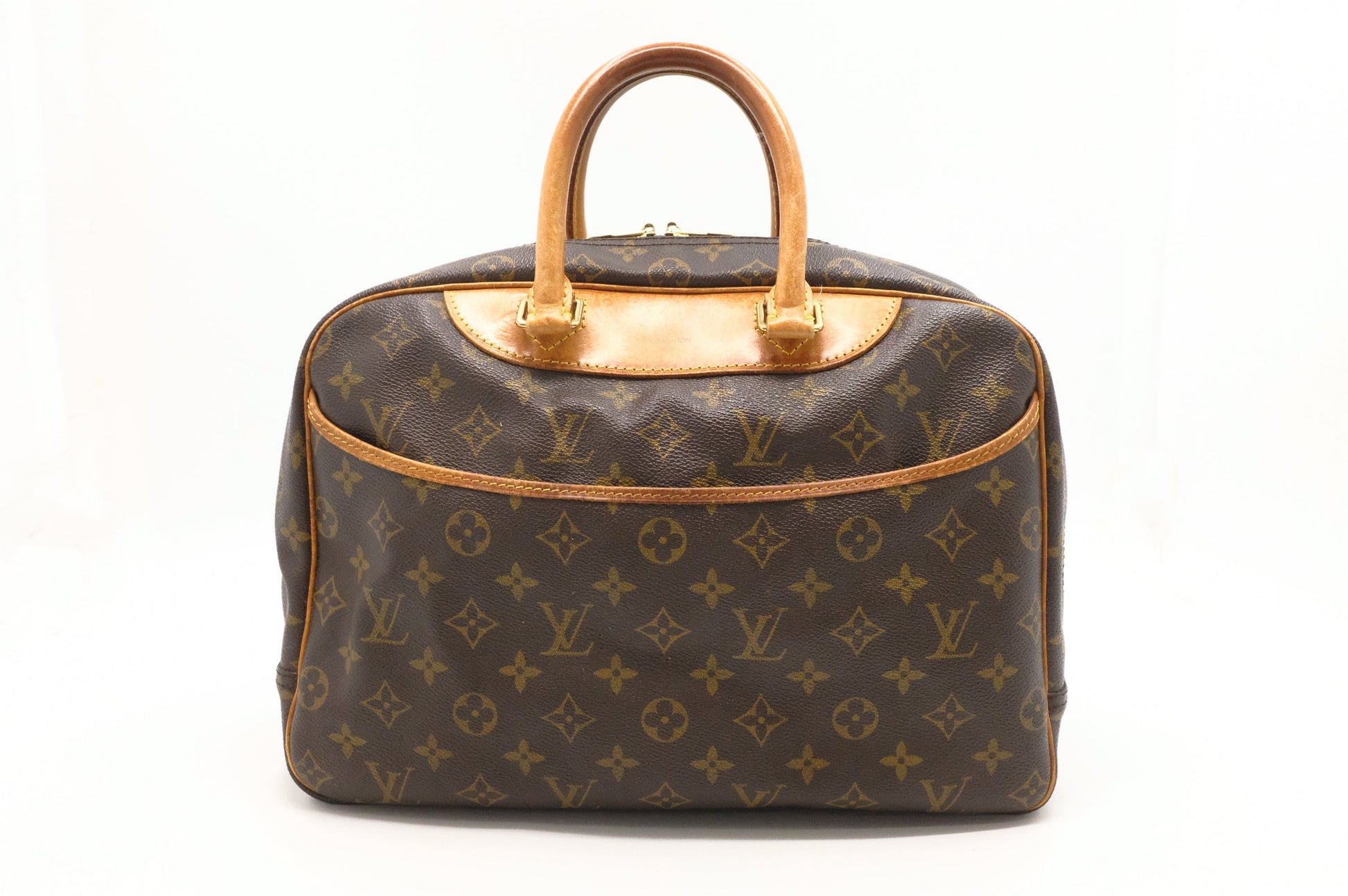 Louis Vuitton LV Deauville In Handbag Canvas Monogram Travel Bag