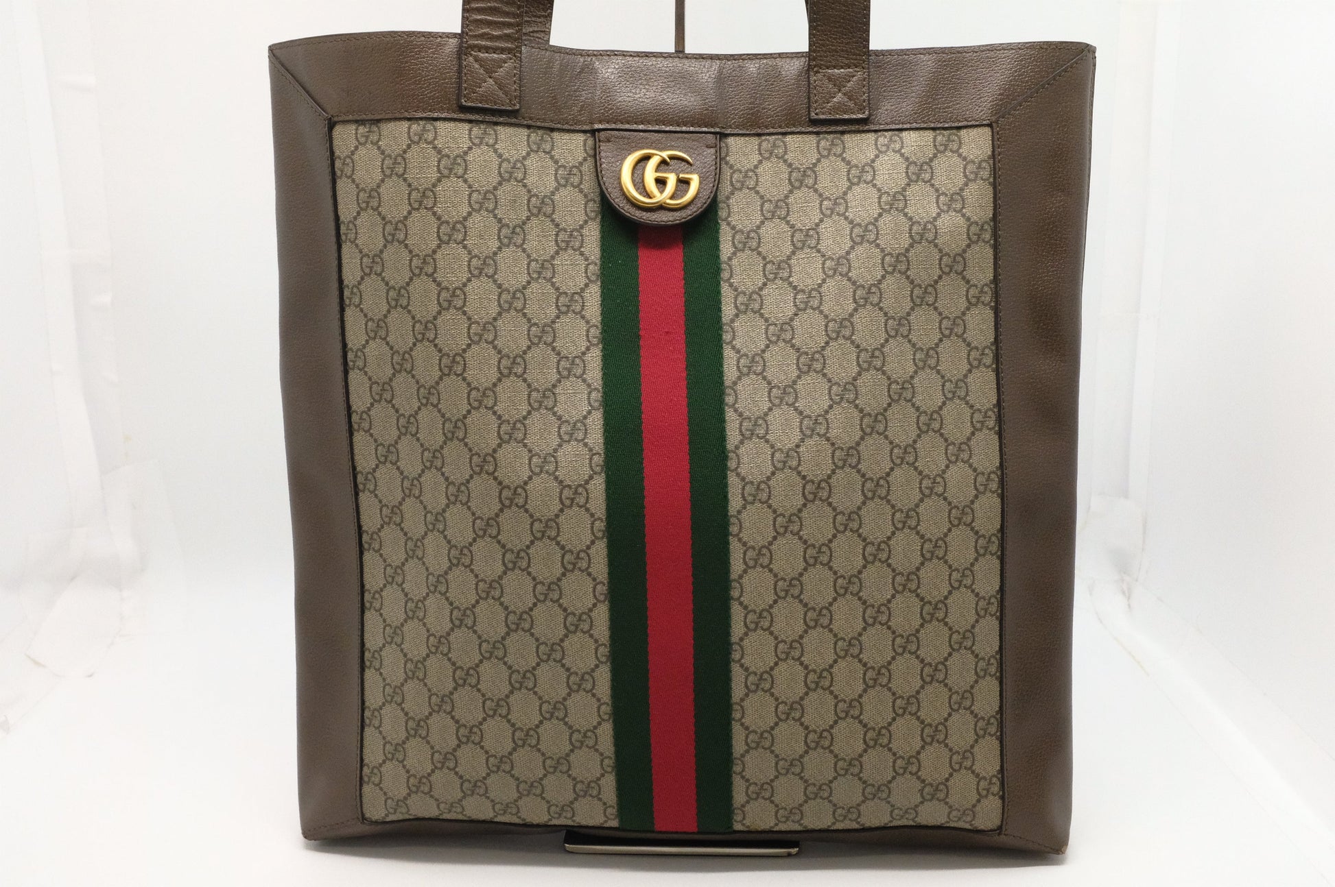 Gucci GG Supreme Canvas Tote Bag 10