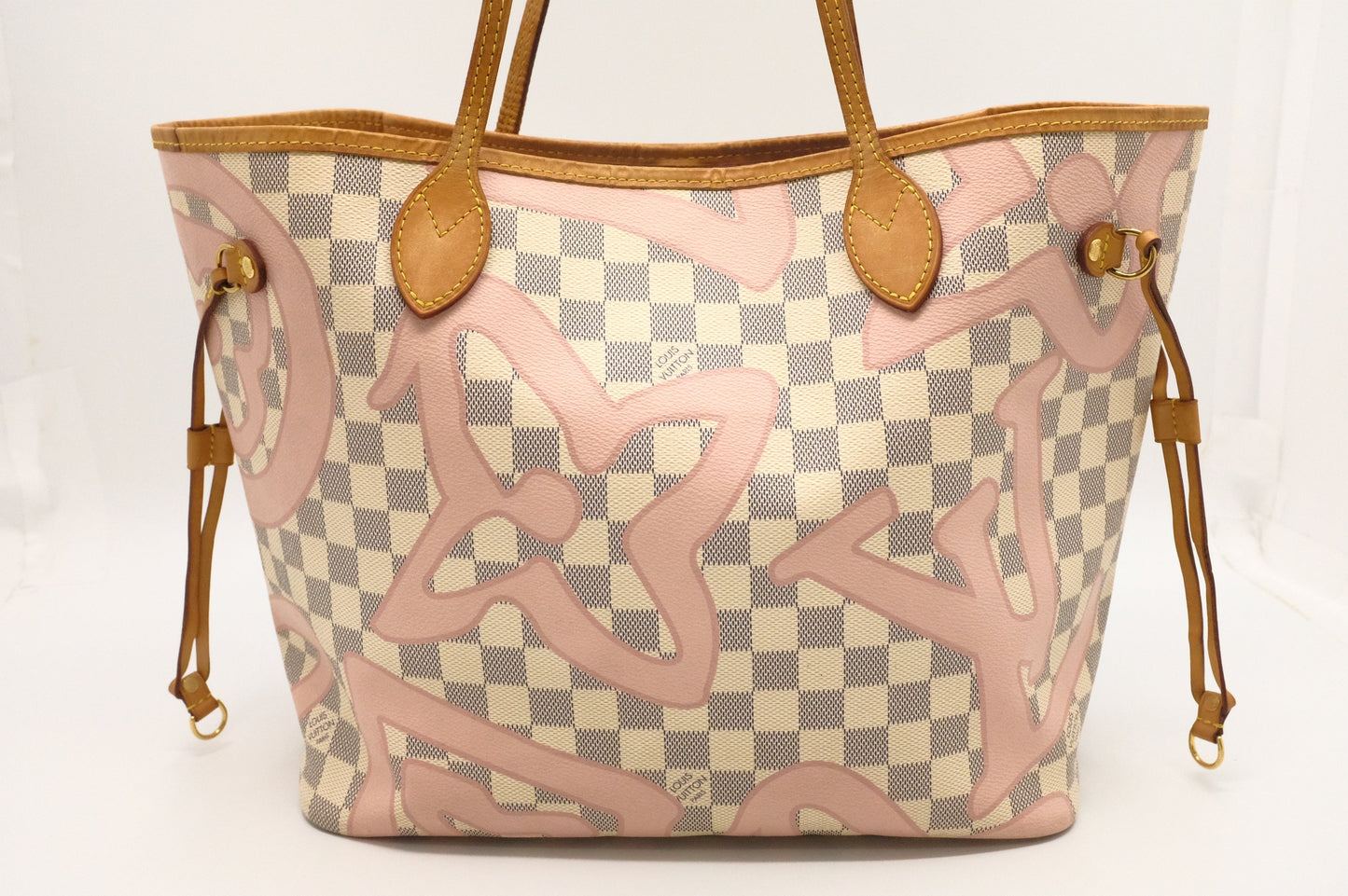 Louis Vuitton Neverfull MM Tahitienne Azur Damier Canvas Tote Bag