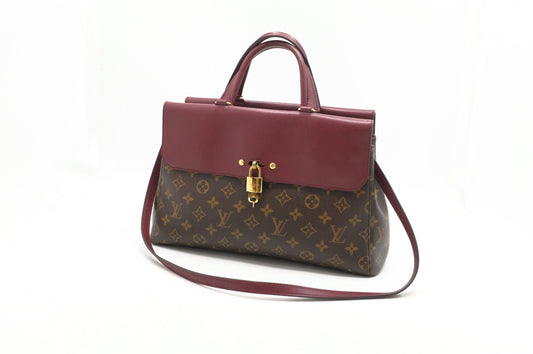 Louis Vuitton Venus Raisin Monogram Canvas Leather Handbag