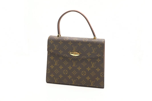 Louis Vuitton Malesherbes Monogram Canvas Handbag