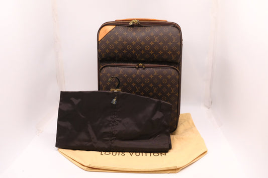 Louis Vuitton LV Pegase Handbag Canvas Monogram Travel Bag