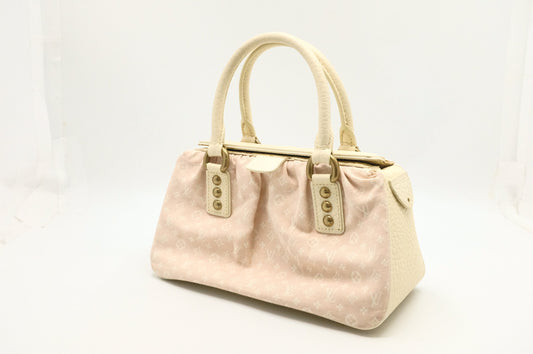 Louis Vuitton Trapeze Rose Minilin Canvas Mini Bag
