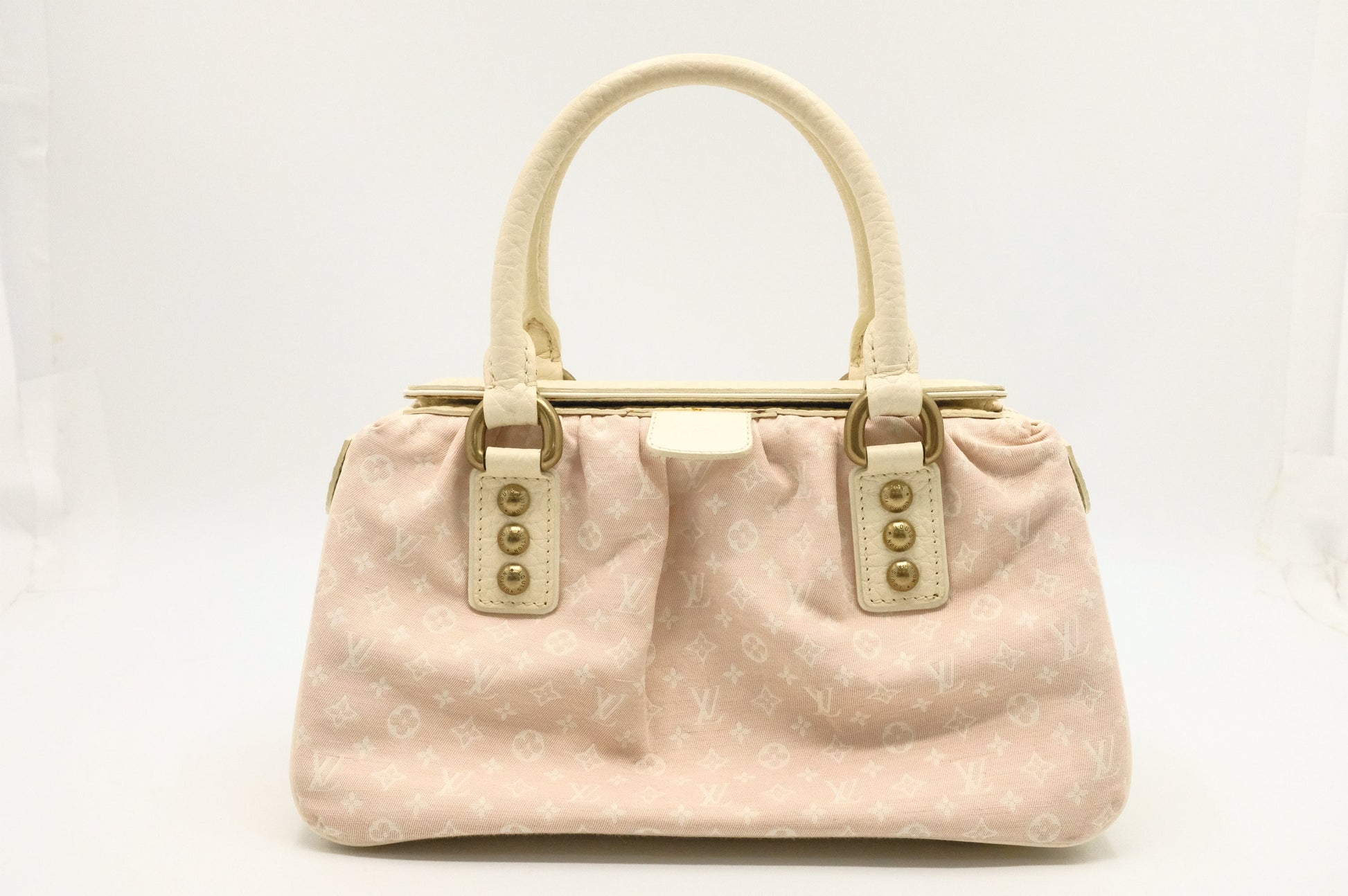 Louis Vuitton Trapeze Rose Minilin Canvas Mini Bag