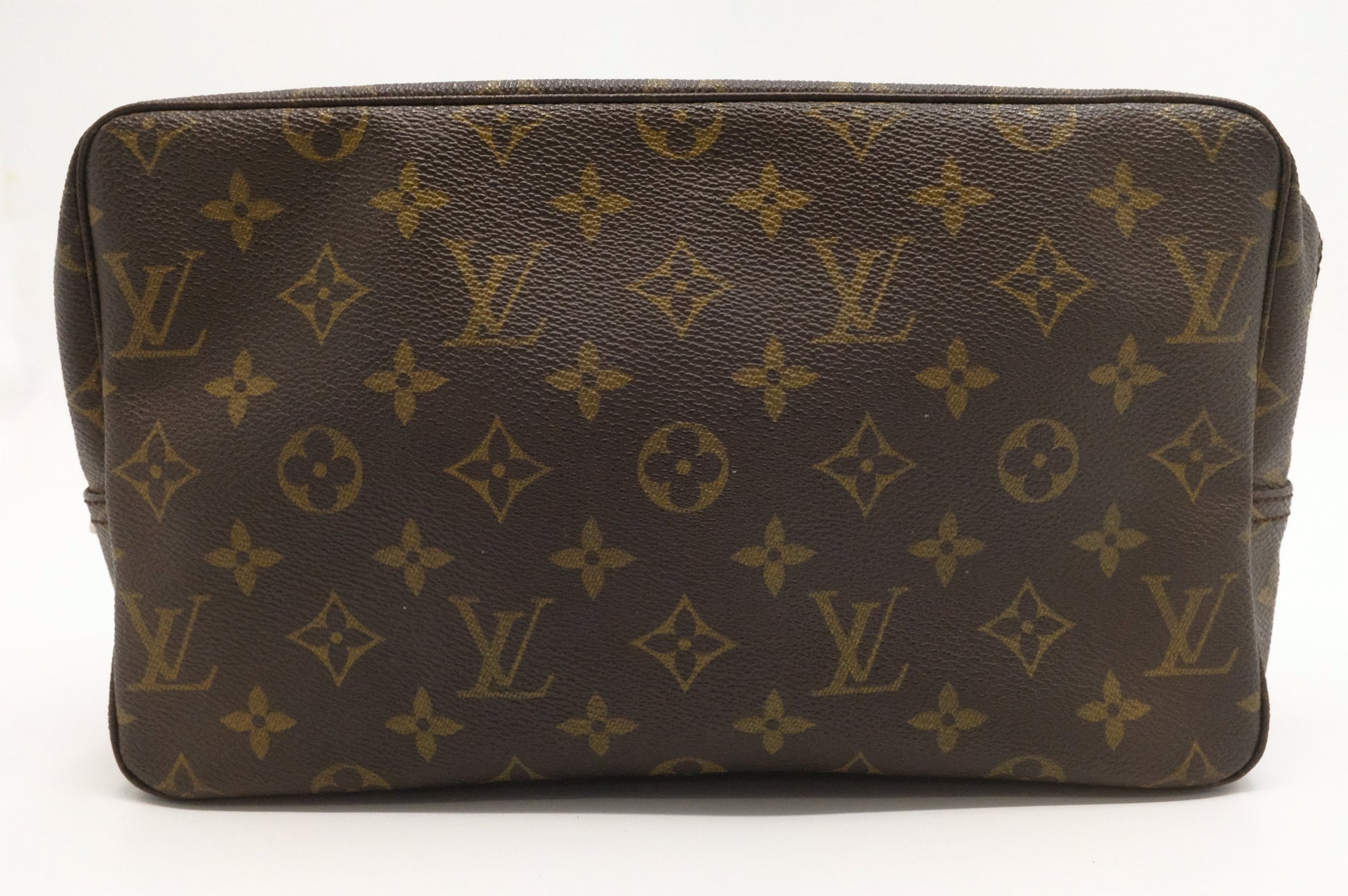 Louis Vuitton Trousse 28 Monogram Canvas Handbag Canvas 8