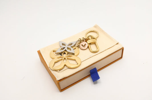 Louis Vuitton Malletage Blossom Charm Key Chain