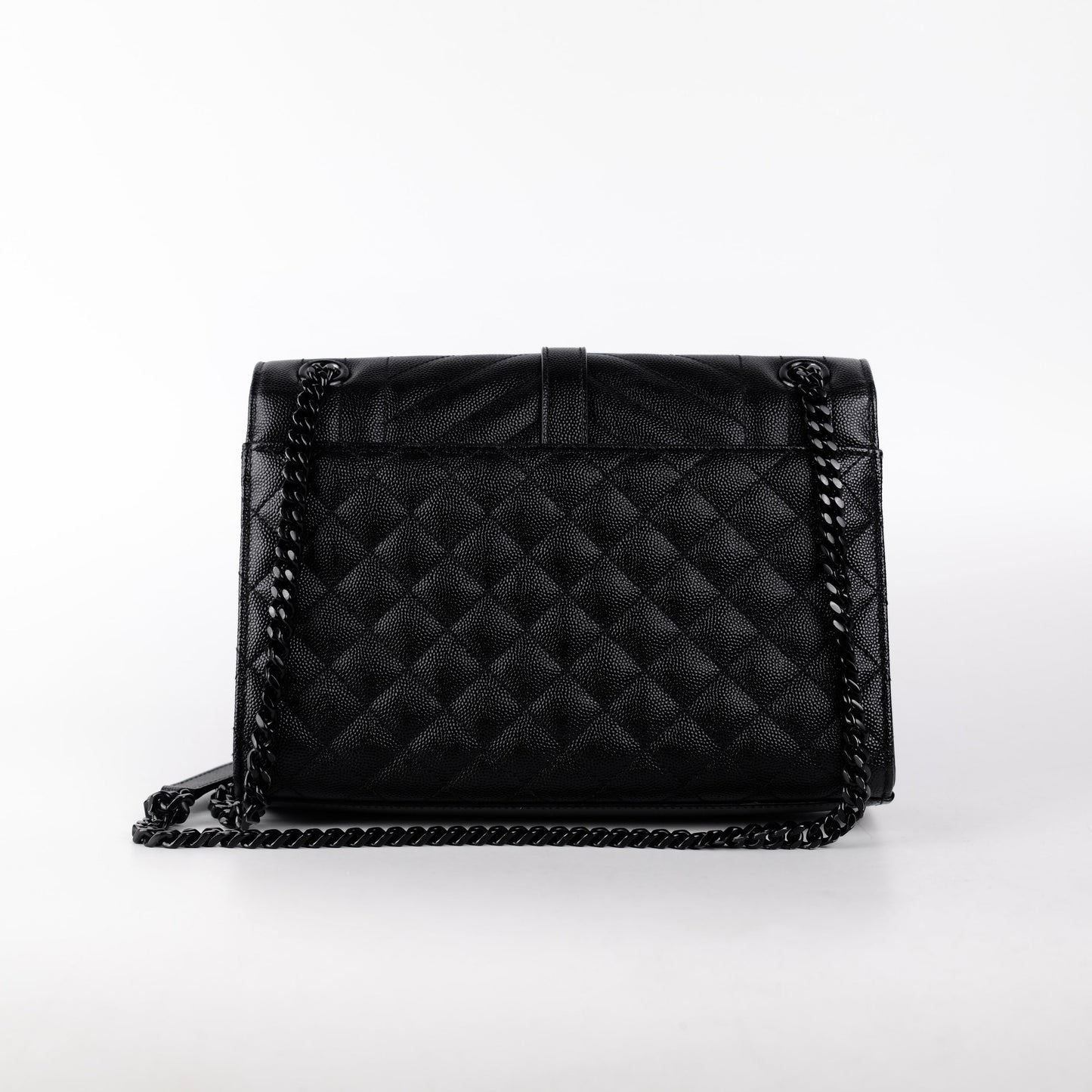 YSL Saint Laurent Envelope Crossbody Bag Black Medium