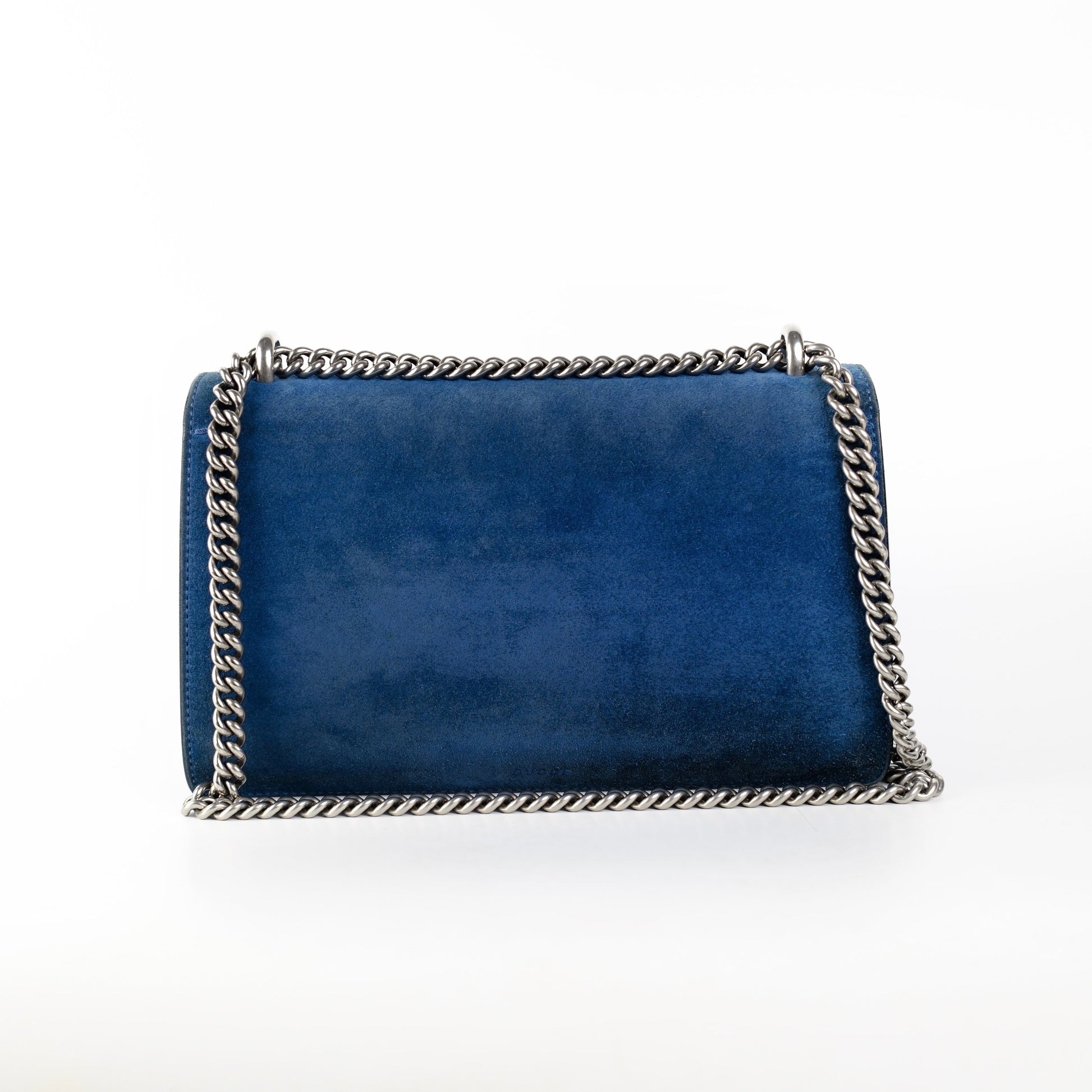 Gucci Dionysus Shoulder Bag Suede Blue