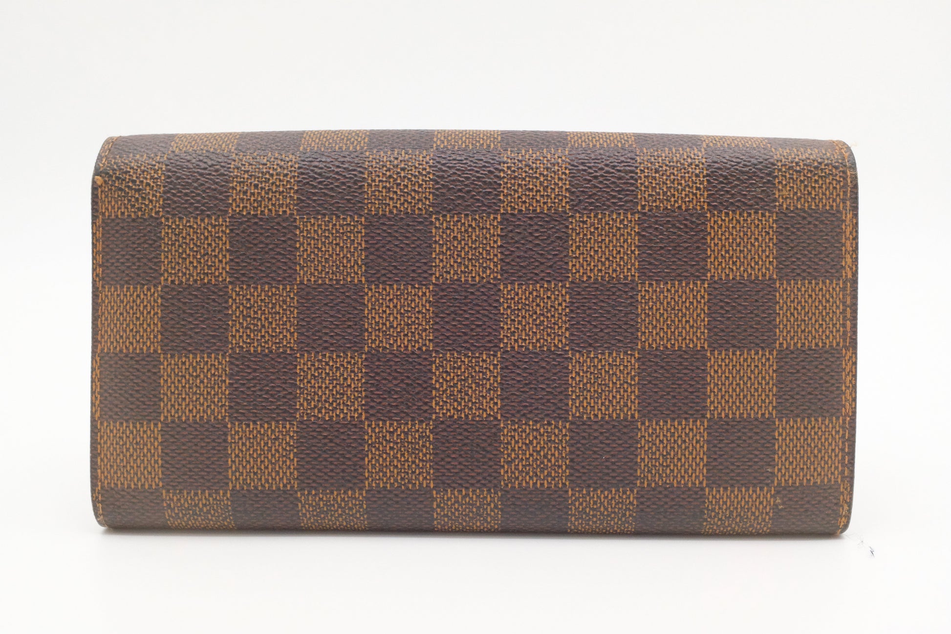 Louis Vuitton Sarah Ebene Canvas Damier Wallet Case Canvas 1