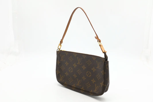 Louis Vuitton Pochette Accessoires Monogram Canvas Clutch Bag Canvas 7