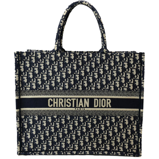 Dior Book Oblique Embroidered Tote Bag Multicolor Hot Canvas