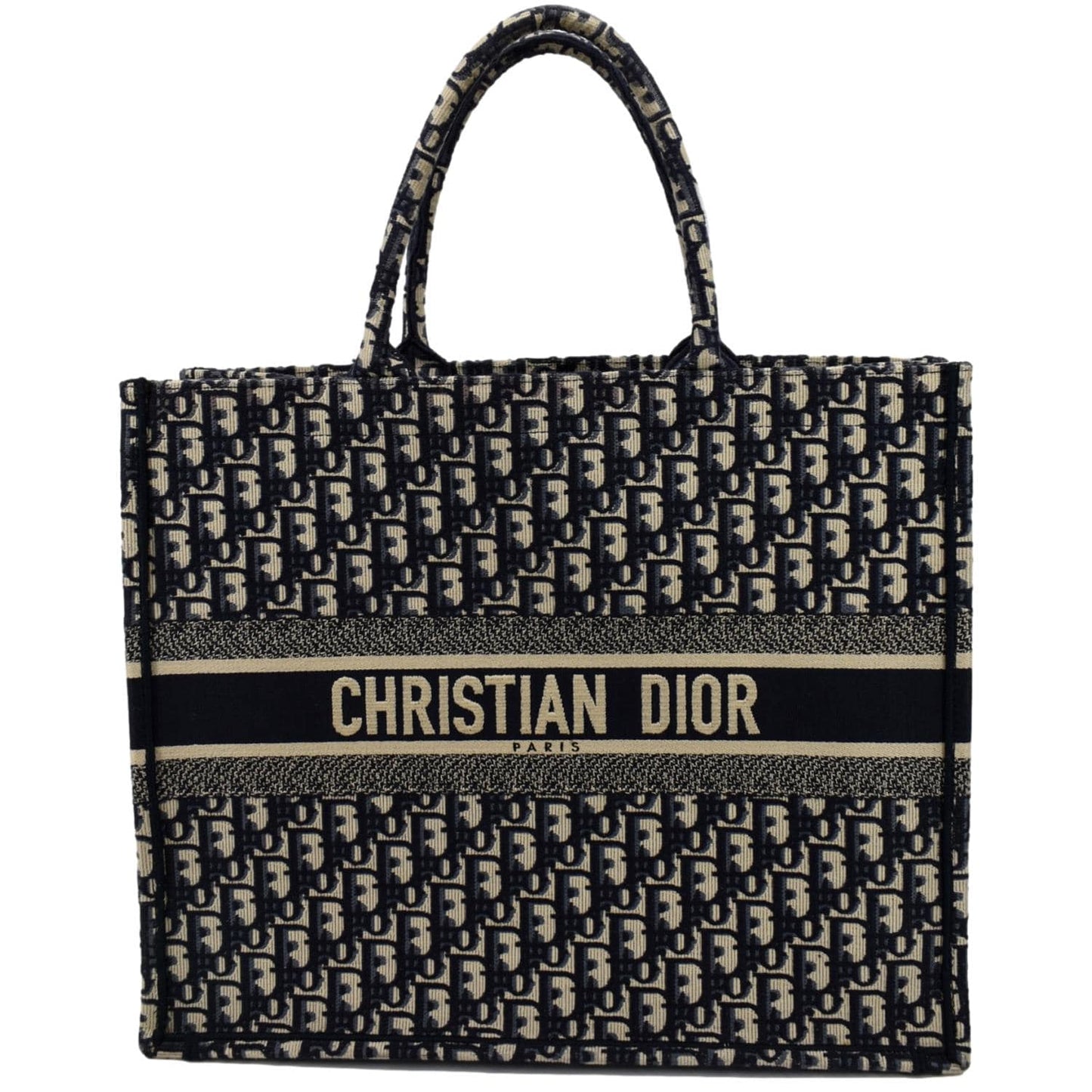 Dior Book Oblique Tote Bag Canvas Multicolor Large Book Tote 1