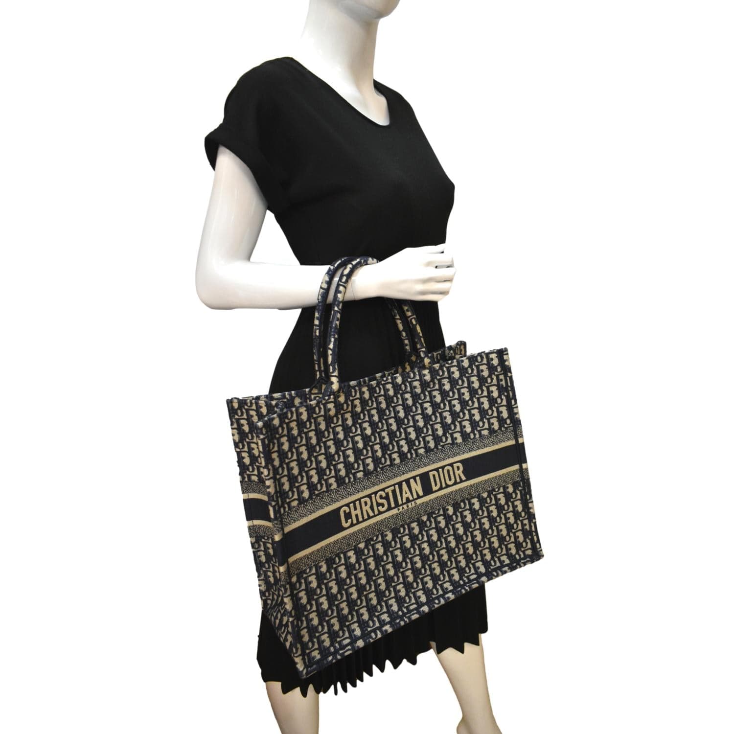 Dior Book Oblique Tote Bag Canvas Multicolor Large Dior Book Tote