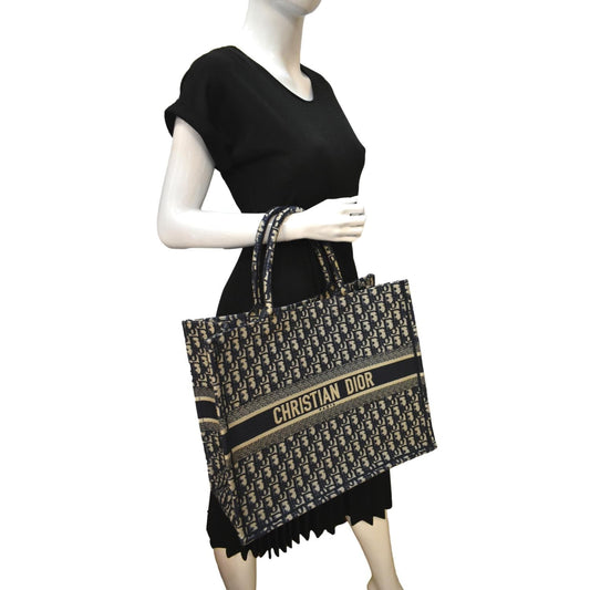 Dior Book Oblique Tote Bag Canvas Multicolor Large Dior Book Tote