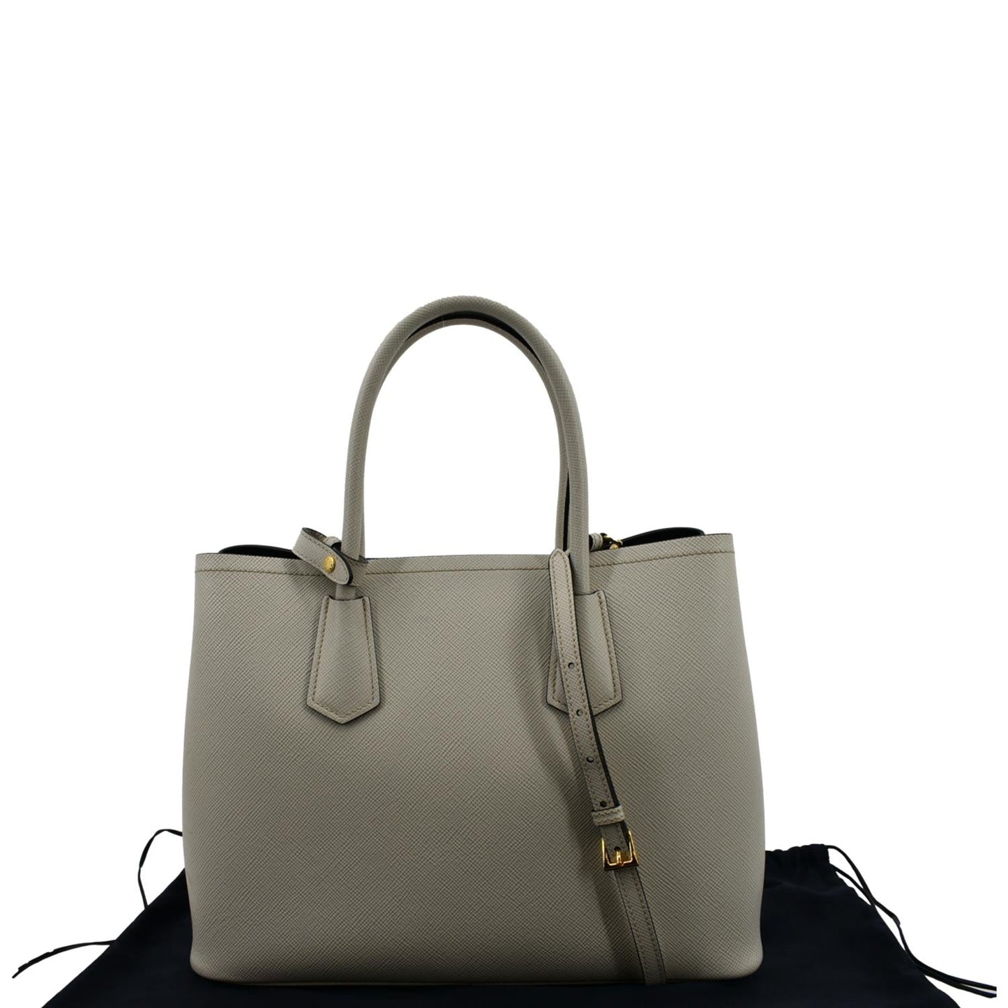 Prada Double Crossbody Bag Hot Deals Leather Saffiano White