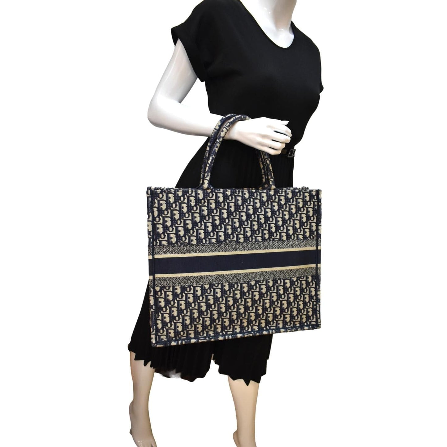 Dior Book Oblique Tote Bag Canvas Multicolor Large Book Tote 1