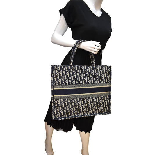 Dior Book Oblique Tote Bag Canvas Multicolor Large Book Tote 1