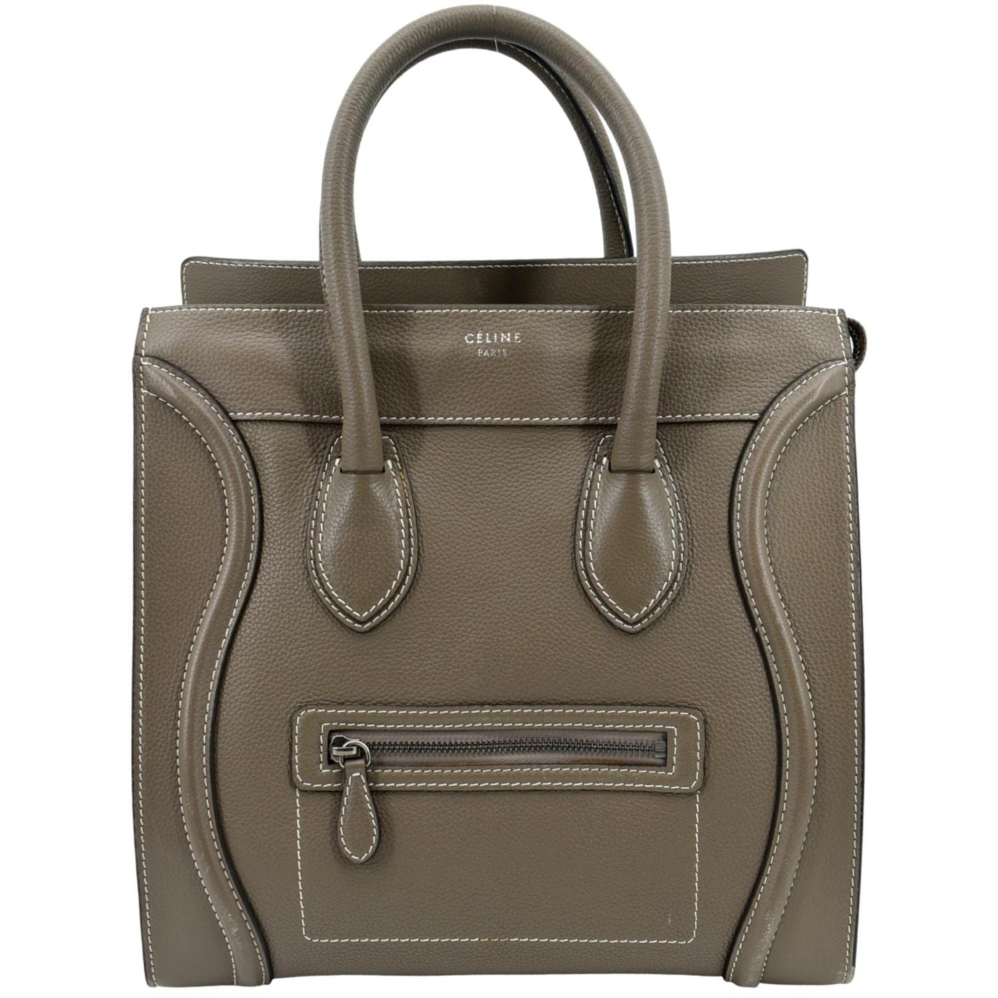 Souris Luggage Calfskin Tote Bag Dune Sold Leather Mini