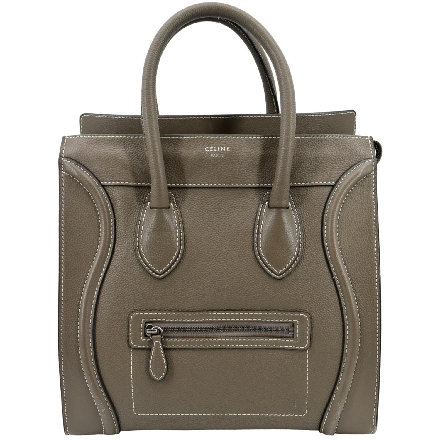 Souris Luggage Calfskin Tote Bag Dune Sold Leather Mini