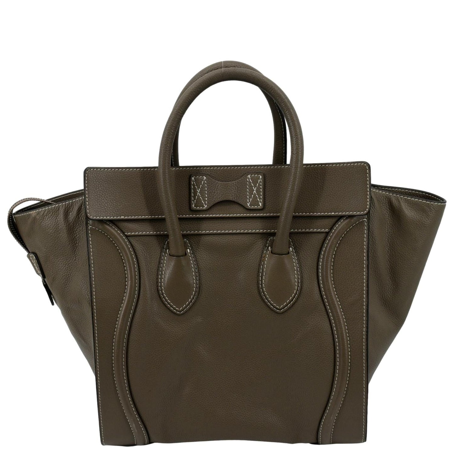 Souris Luggage Calfskin Tote Bag Dune Sold Leather Mini
