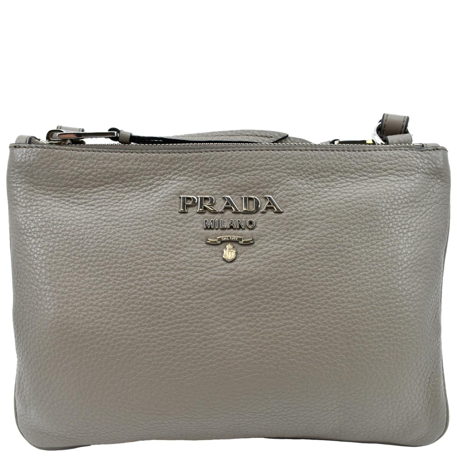Prada Phenix Crossbody Bag Leather Vitello Beige