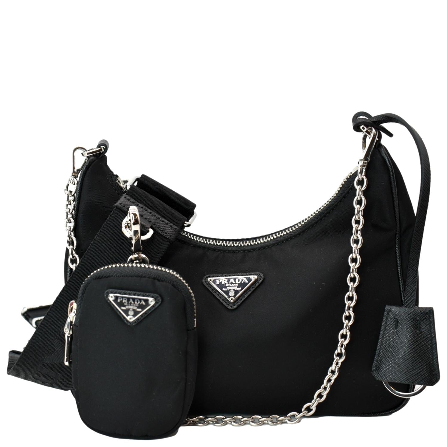 Prada Re Edition Shoulder Bag Nylon Black Re Edition 2006