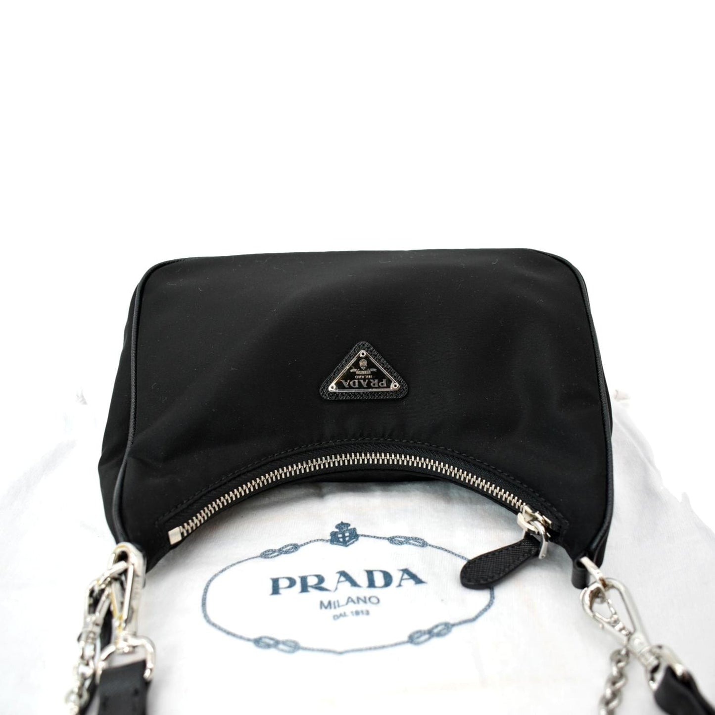 Prada Re Edition Shoulder Bag Nylon Black Re Edition 2005