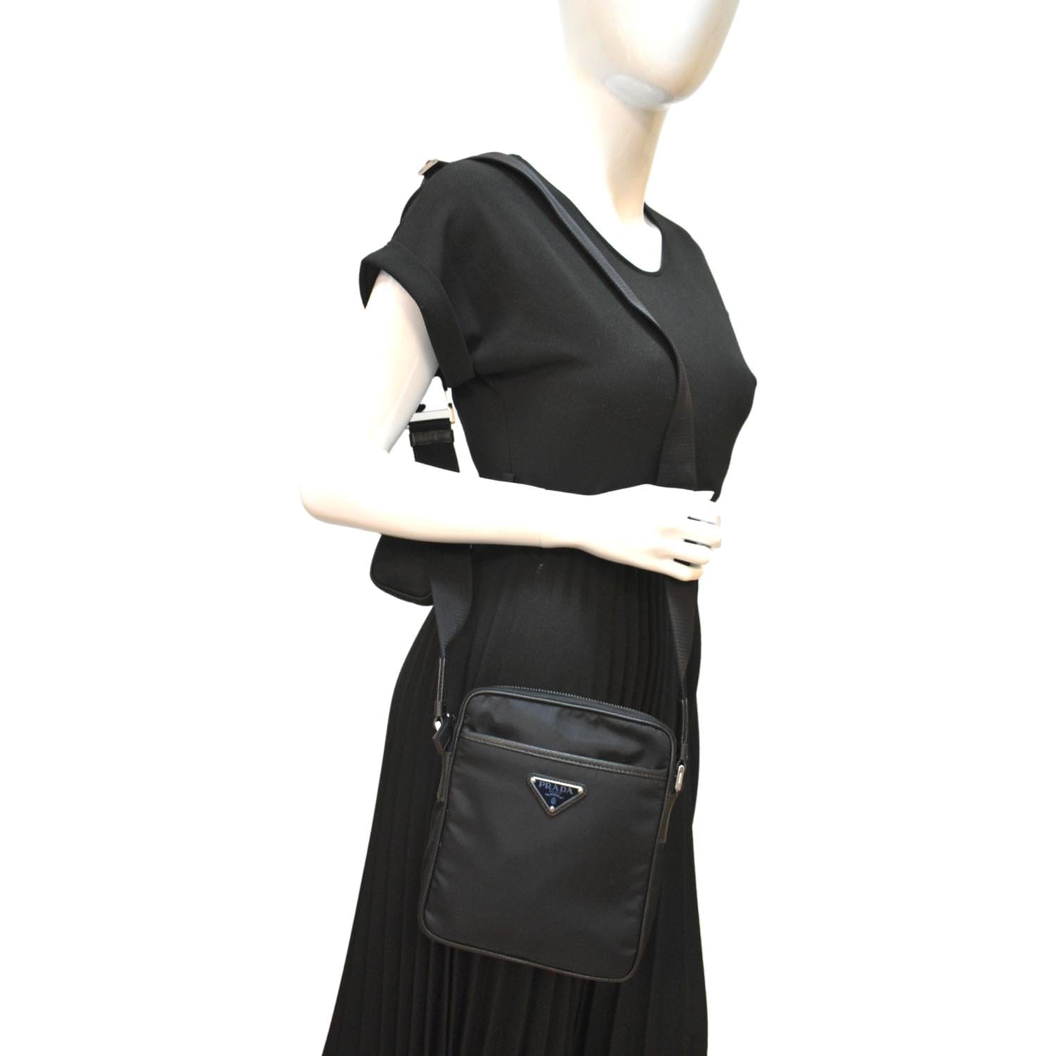 Re Saffiano Crossbody Bag Leather Nylon